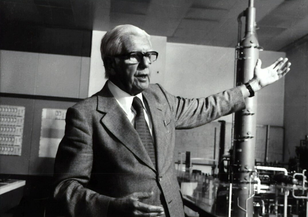 Portrait of a man in a suit researcher