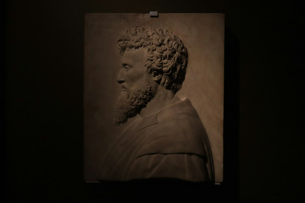 Portrait of a bearded man historian